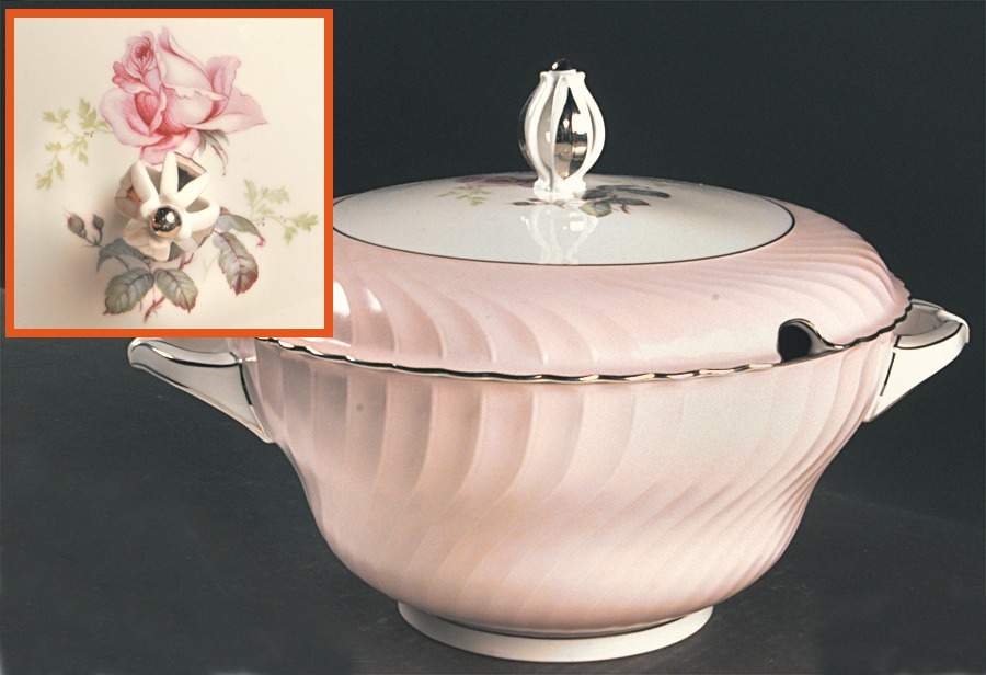 Rosarita Tureen &  Lid by Royal Tettau-1