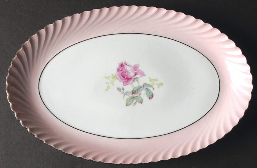 Rosarita 11" Oval Serving Platter by Royal Tettau-1