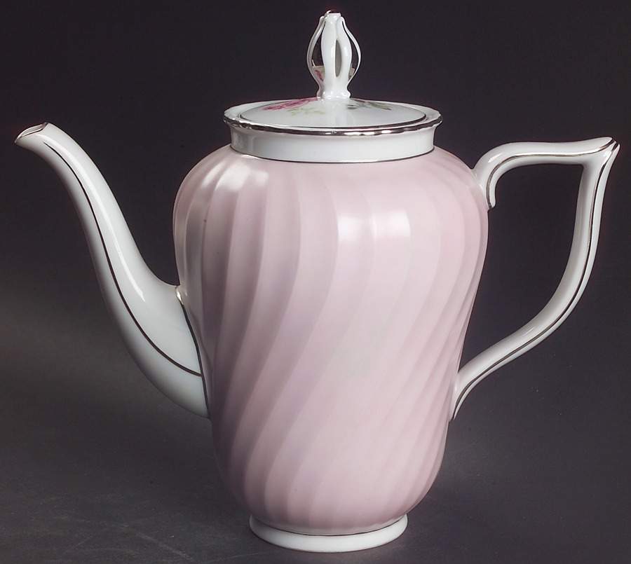 Rosarita Coffee Pot & Lid by Royal Tettau-1