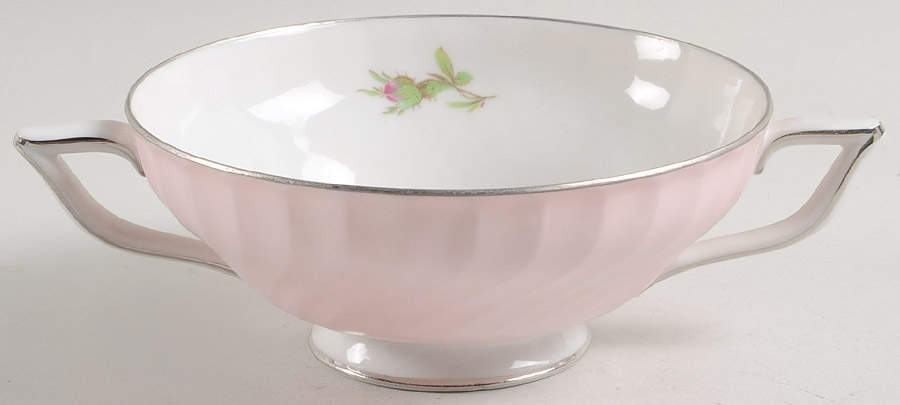Rosarita Footed Cream Soup Bowl by Royal Tettau-1