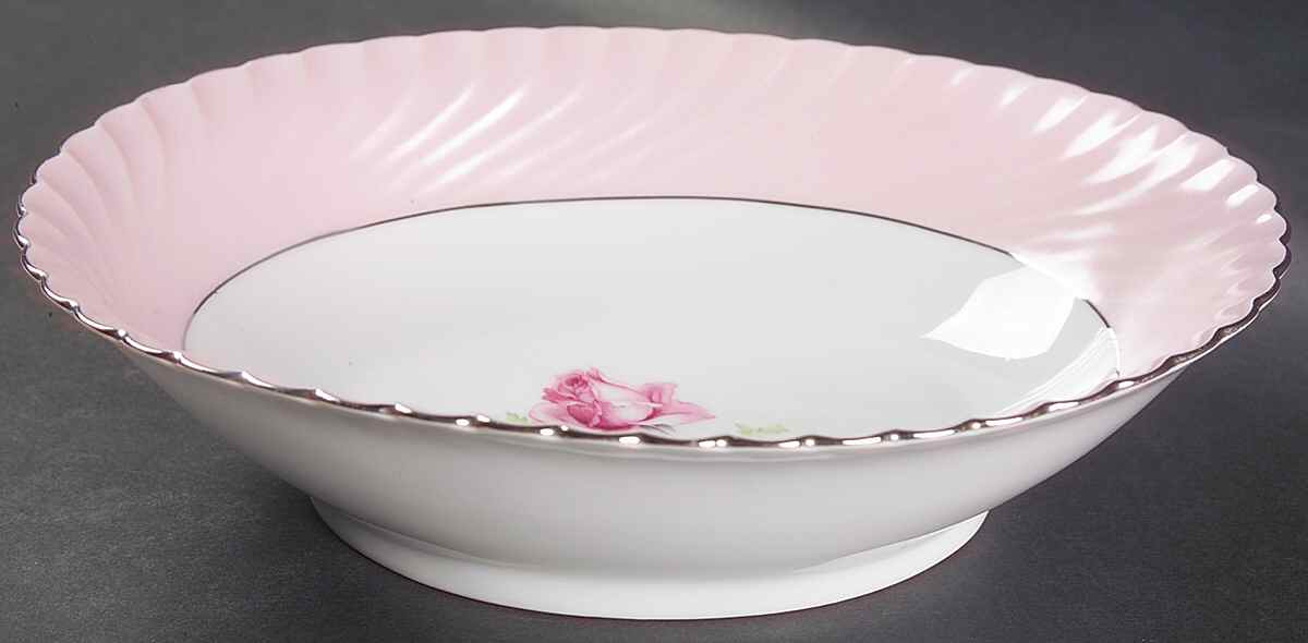 Rosarita 9" Oval Vegetable Bowl by Royal Tettau-1