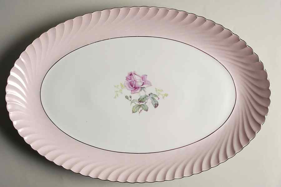 Rosarita 17" Oval Serving Platter by Royal Tettau-1