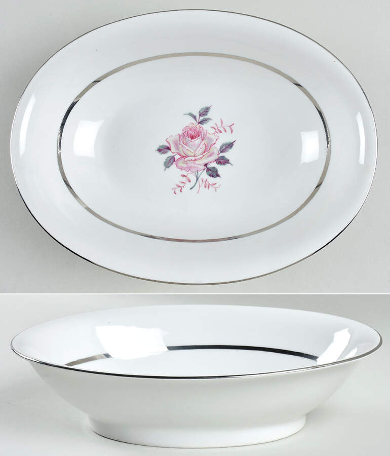 ROT15 9" Oval Vegetable Bowl by Royal Tettau-1