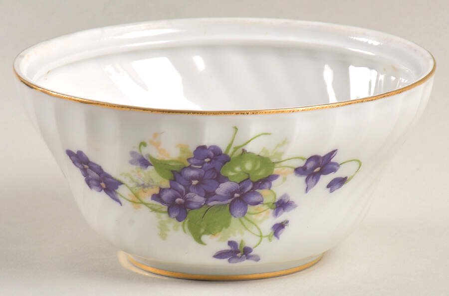 Viola (Gold Trim) Sugar Bowl No Lid by Royal Tettau-1