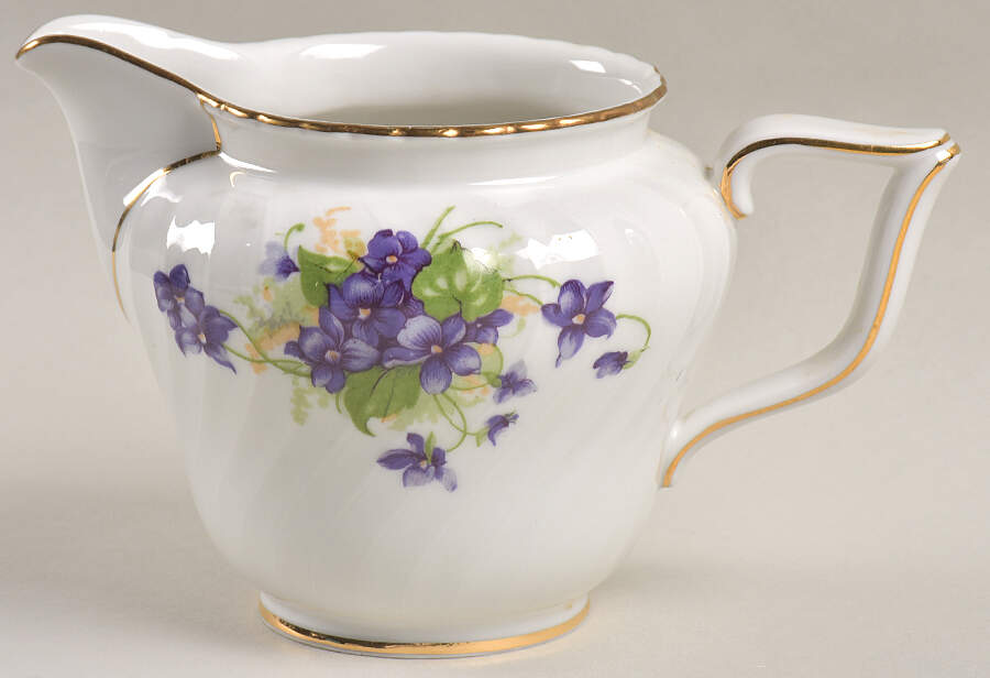 Viola (Gold Trim) Creamer by Royal Tettau-1