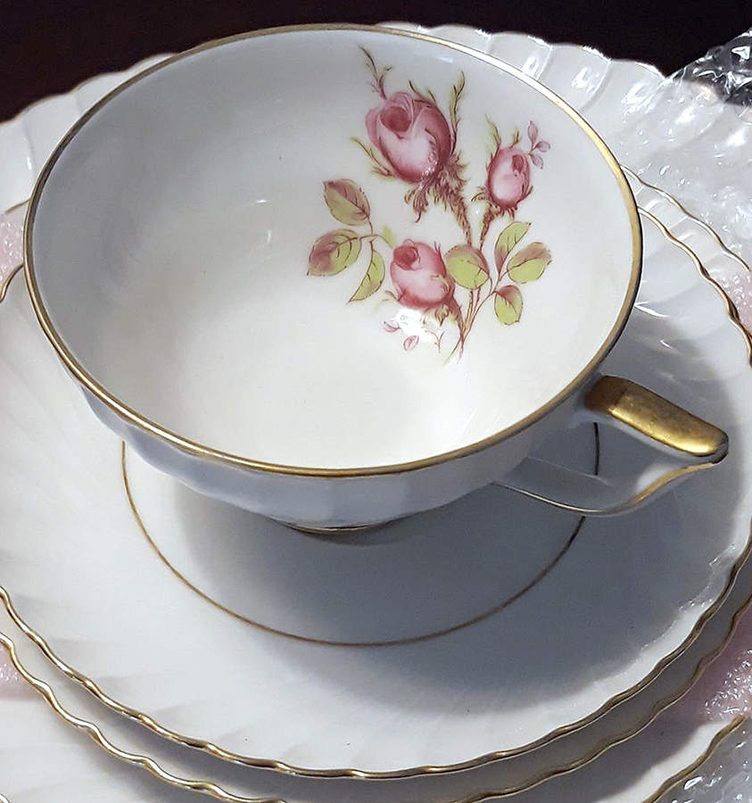 ROT32 Footed Cup & Saucer Set by Royal Tettau-1