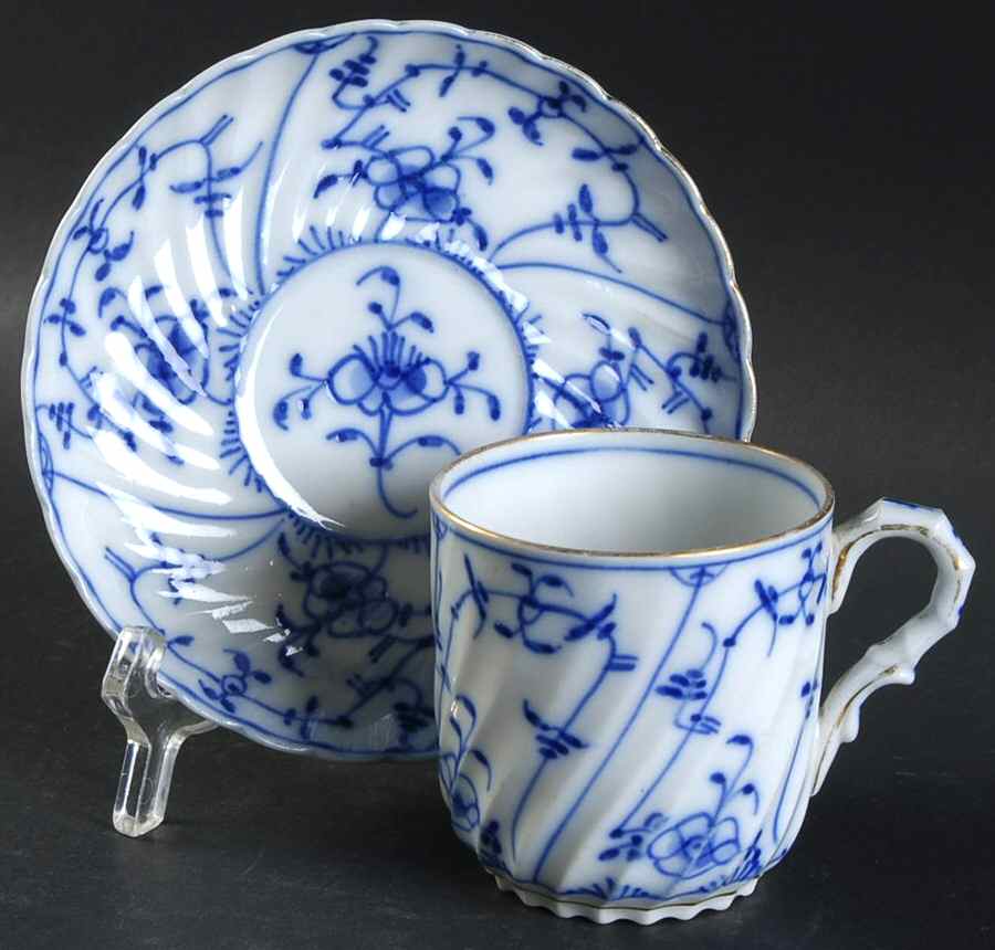 ROT34 Flat Cup & Saucer Set by Royal Tettau-1