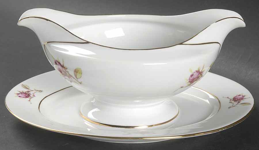 ROT70 Gravy Boat with Attached Underplate by Royal Tettau-1
