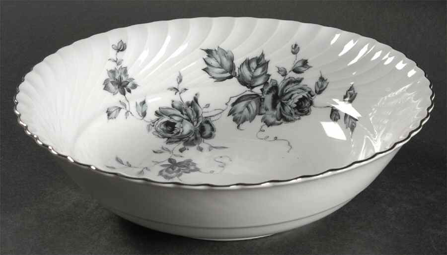 Ebony Rose 9" Round Vegetable Bowl by Belkraft-1