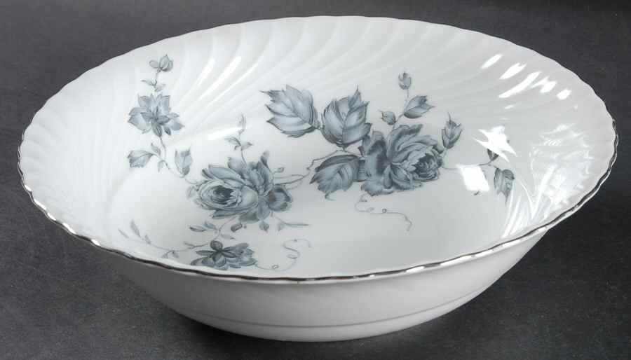 Ebony Rose 8" Round Vegetable Bowl by Belkraft-1
