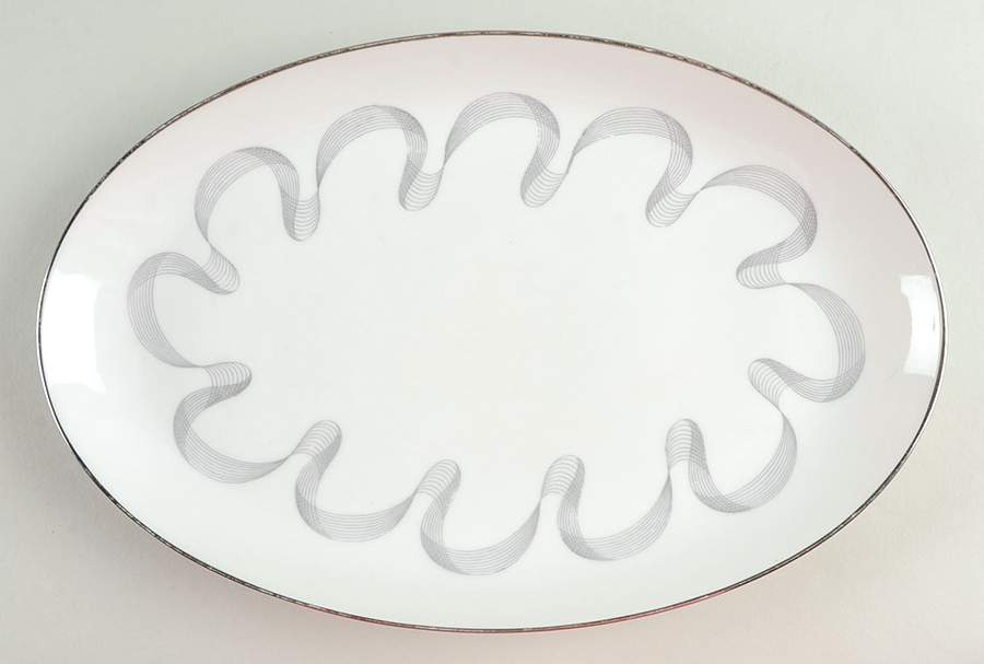 1156 11" Oval Serving Platter by Royal Tettau-1