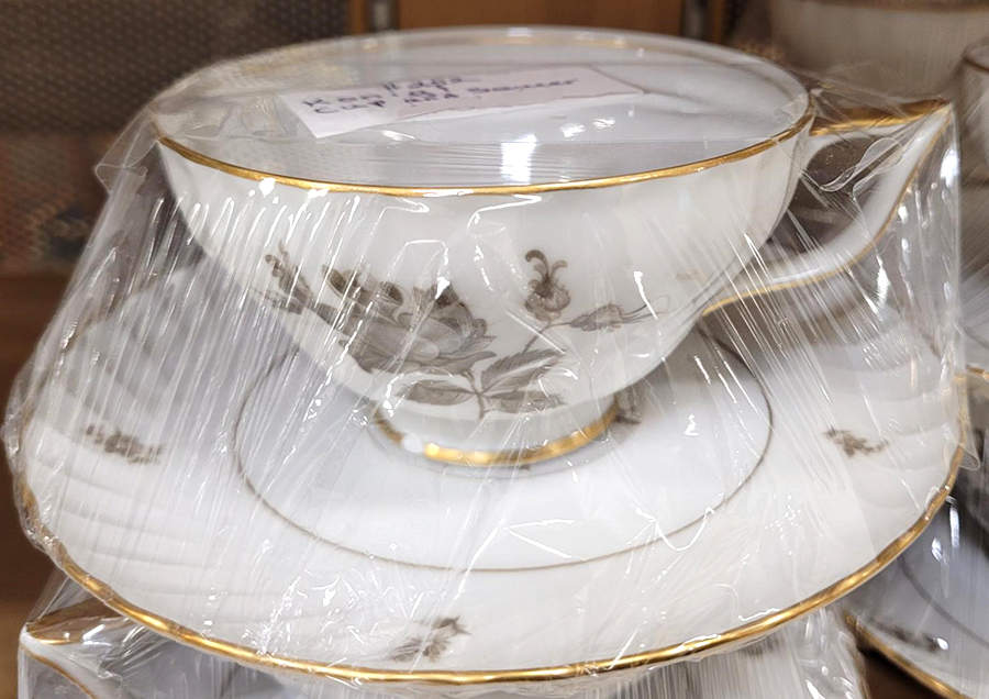 ROT9 Footed Cup & Saucer Set by Royal Tettau-1
