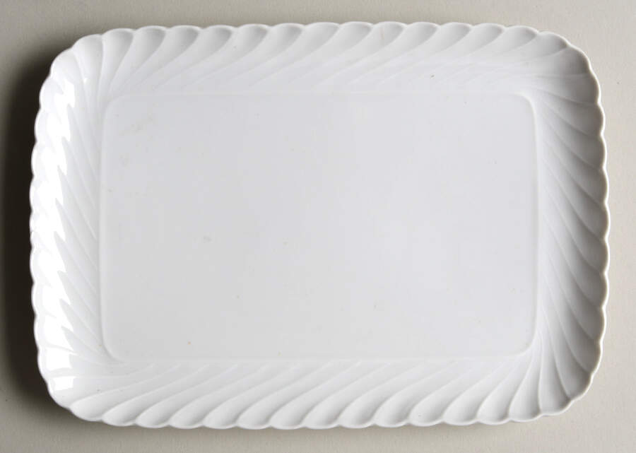 Simplicity White 1/4 Lb Butter No Lid by Royal Tettau-1