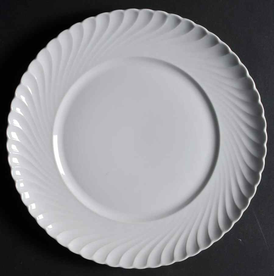 Simplicity White Dinner Plate by Royal Tettau-1