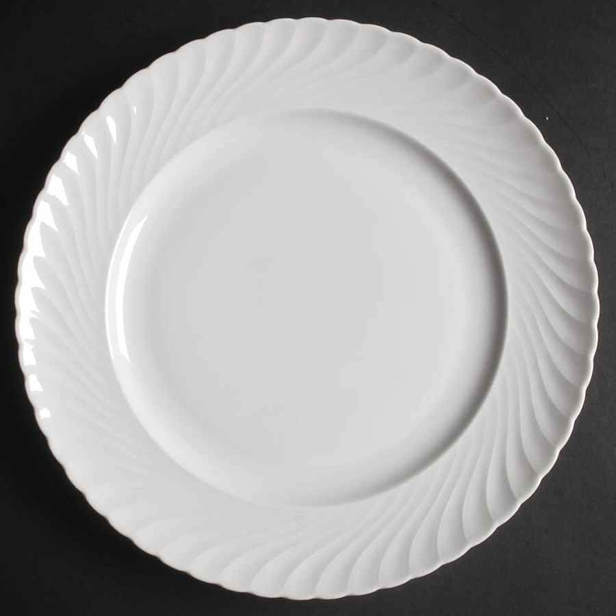 Simplicity White Dinner Plate by Royal Tettau-1