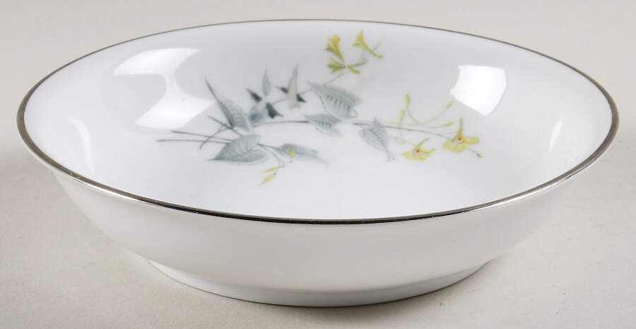 Spring Bouquet (Platinum) Fruit/Dessert (Sauce) Bowl by Royal Tettau-1