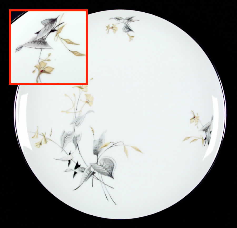 Spring Bouquet (Platinum) Dinner Plate by Royal Tettau-1