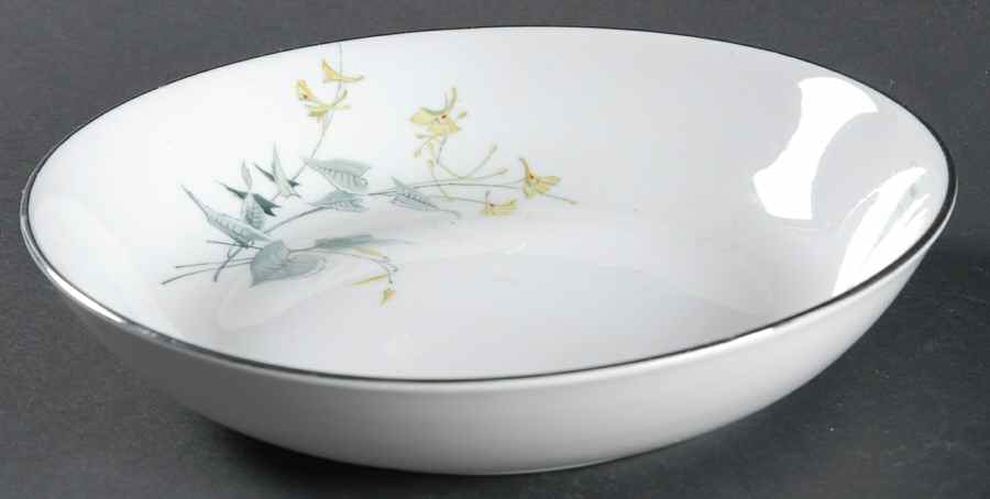Spring Bouquet (Platinum) Coupe Soup Bowl by Royal Tettau-1