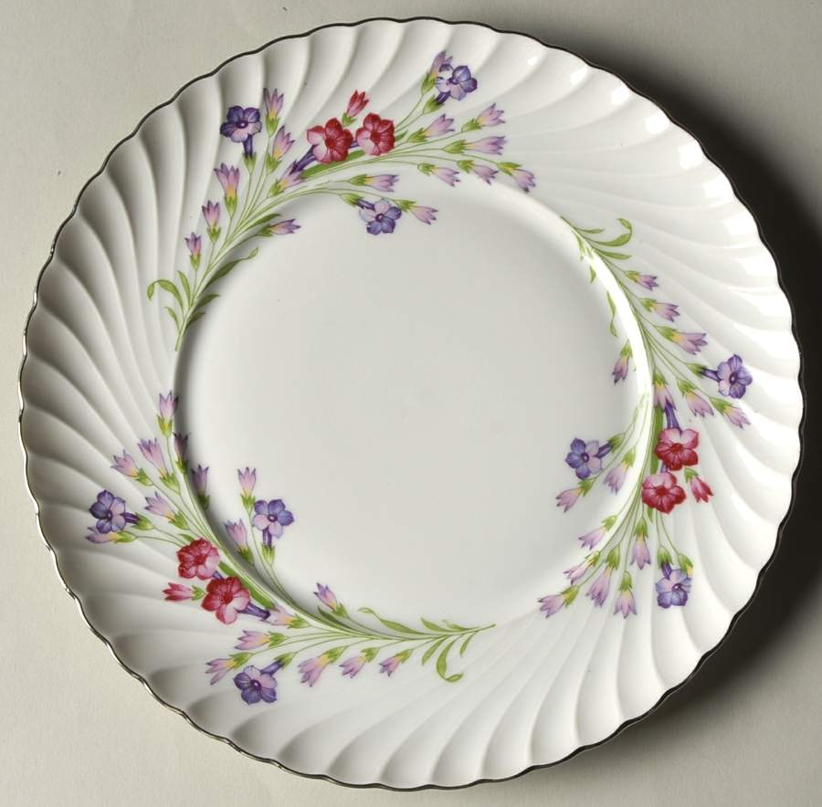 Spring Wreath Salad Plate by Royal Tettau-1
