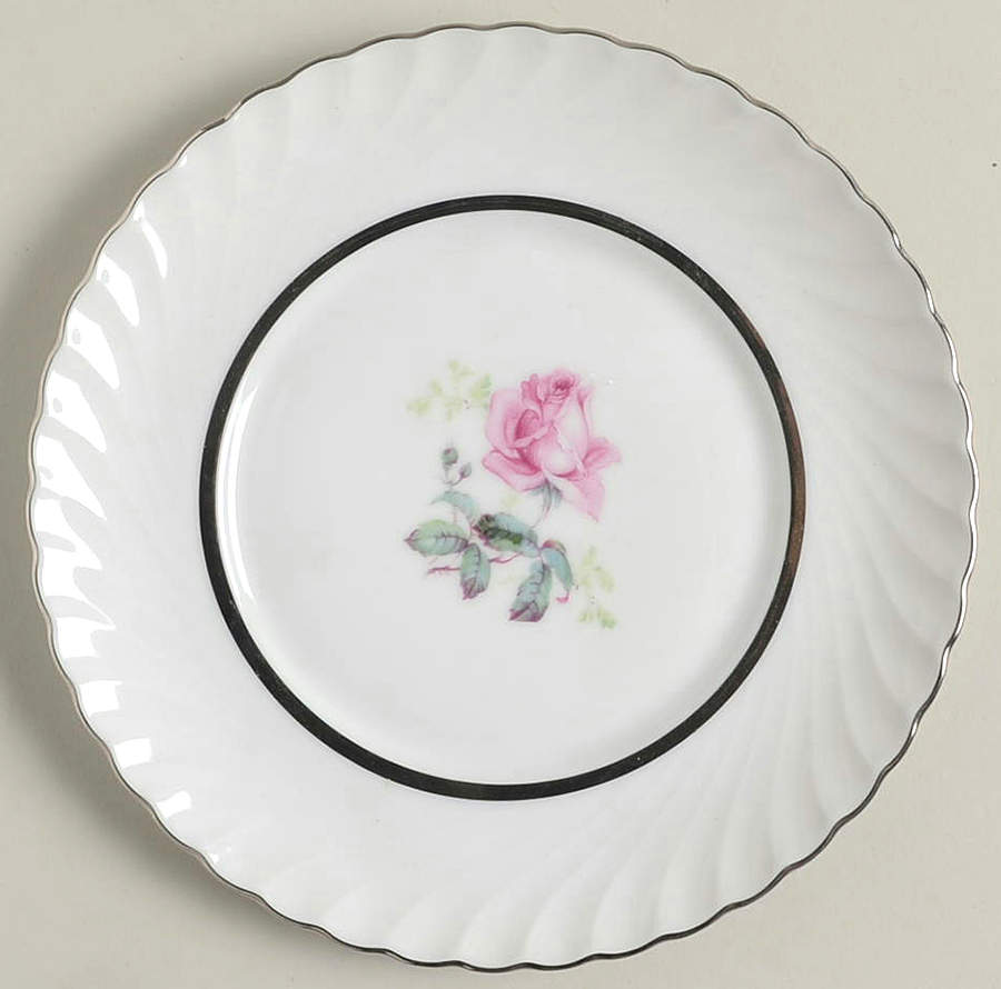 Sterling Rose Bread & Butter Plate by Royal Tettau-1