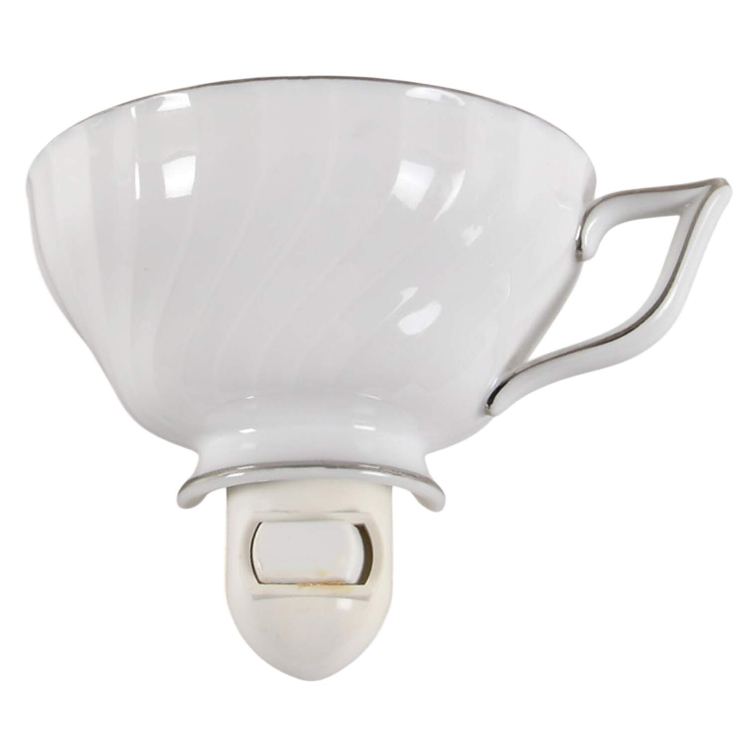 Sterling Rose 1 5/8" + cup (H) Night Light/Cup HC by Royal Tettau-1