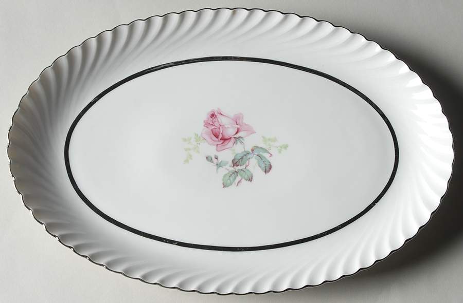 Sterling Rose 11" Oval Serving Platter by Royal Tettau-1
