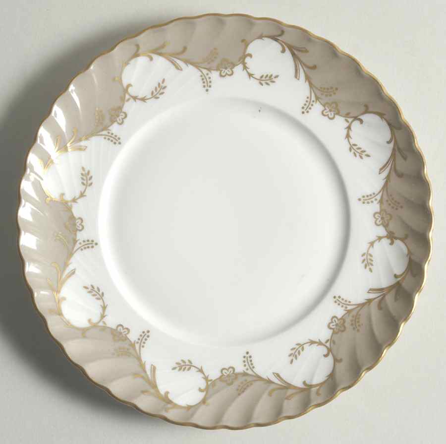 Sutherland Brown Bread & Butter Plate by Royal Tettau-1