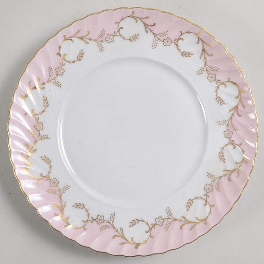 Sutherland Pink Salad Plate by Royal Tettau-1