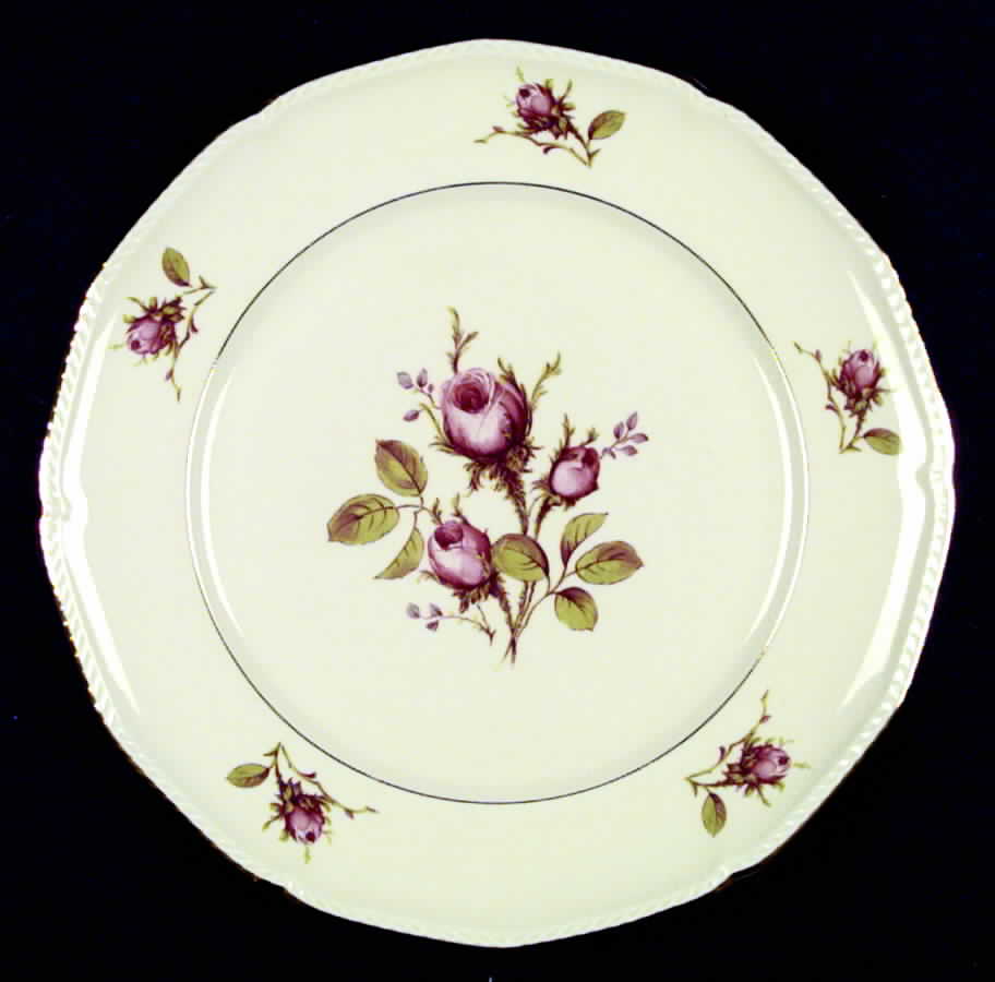 Trellis Rose Dinner Plate by Royal Tettau-1