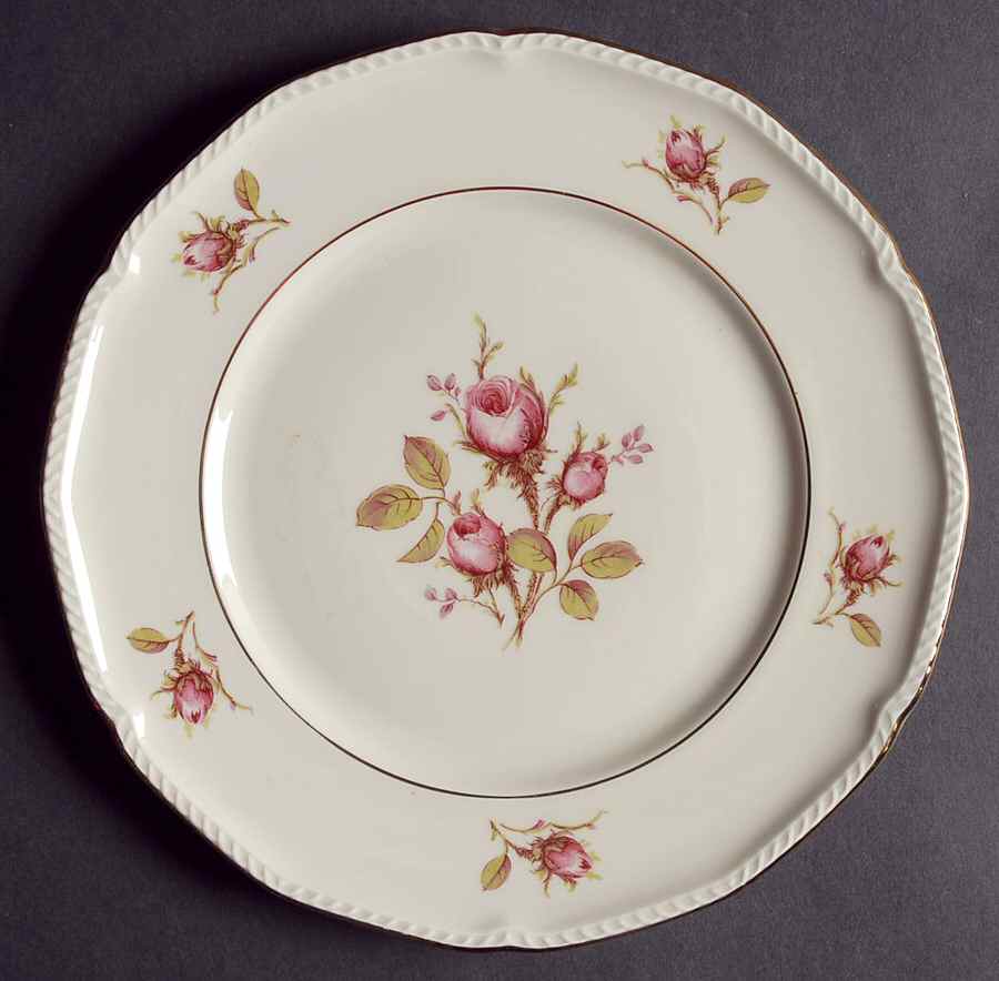 Trellis Rose Salad Plate by Royal Tettau-1