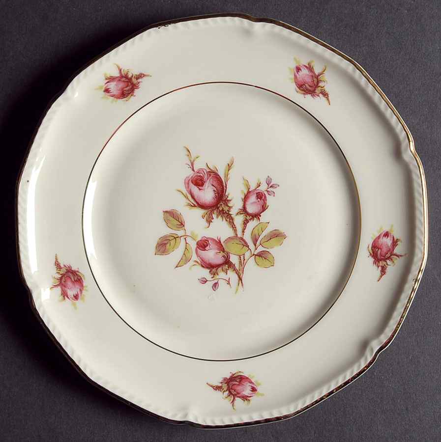 Trellis Rose Bread & Butter Plate by Royal Tettau-1