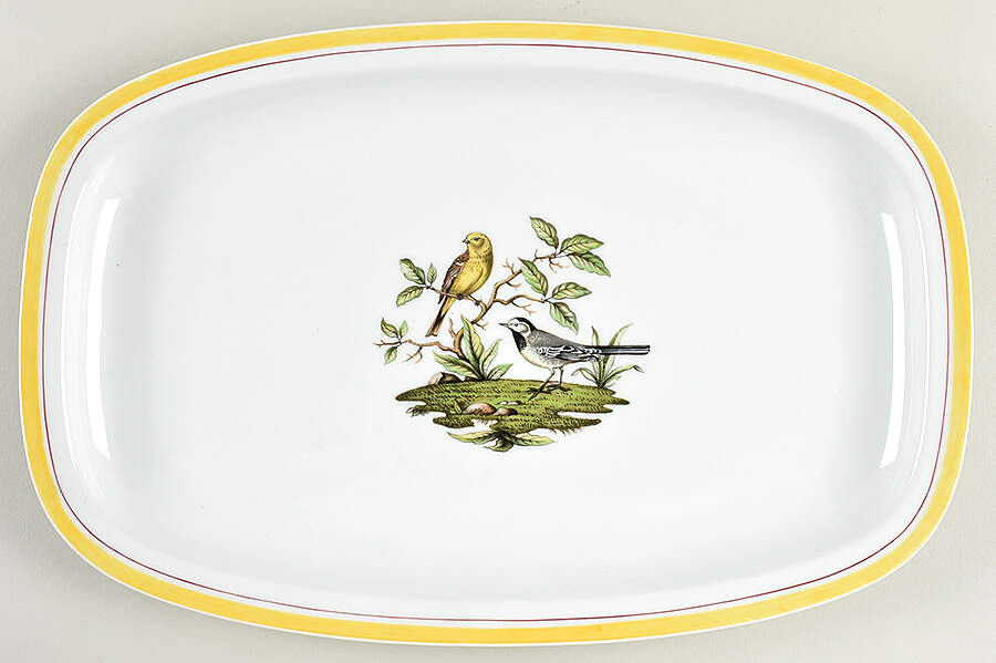 Woodsong 16" Oval Serving Platter by Royal Tettau-1
