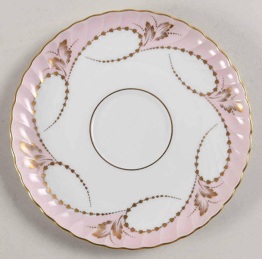 Yvonne Pink Saucer by Royal Tettau-1