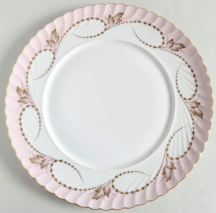Yvonne Pink Dinner Plate by Royal Tettau-1