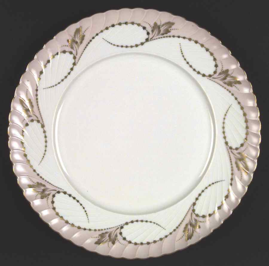 Yvonne Pink Dinner Plate by Royal Tettau-1