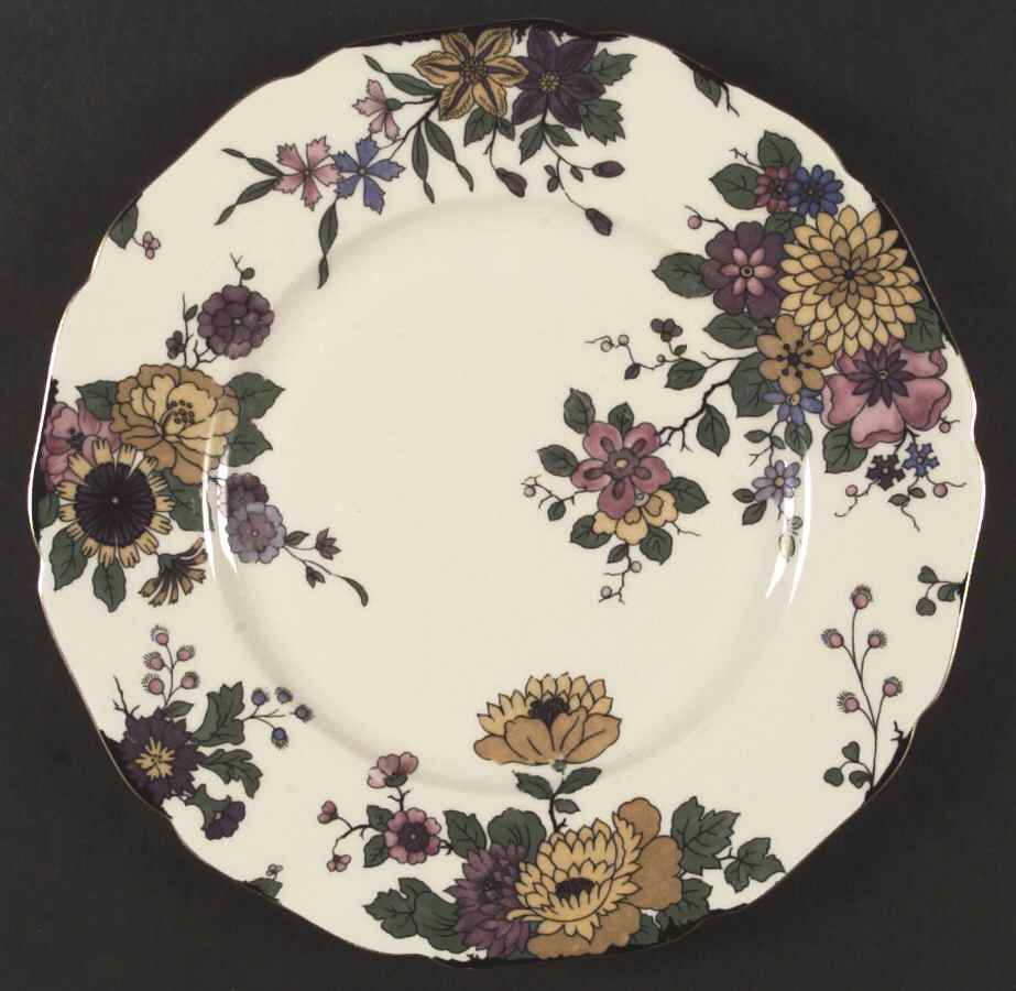 Autumn Leaves Dinner Plate by Royal York (Germany)-1