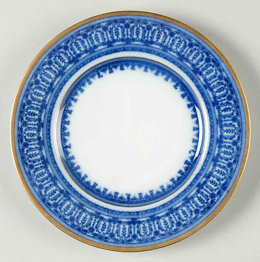 Blue Canton Bread & Butter Plate by Royal York (Germany)-1