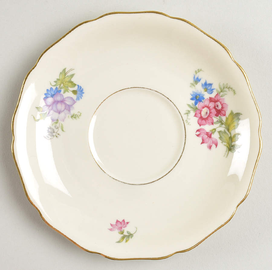 Bridal Bouquet Saucer for Footed Cup by Royal York (Germany)-1
