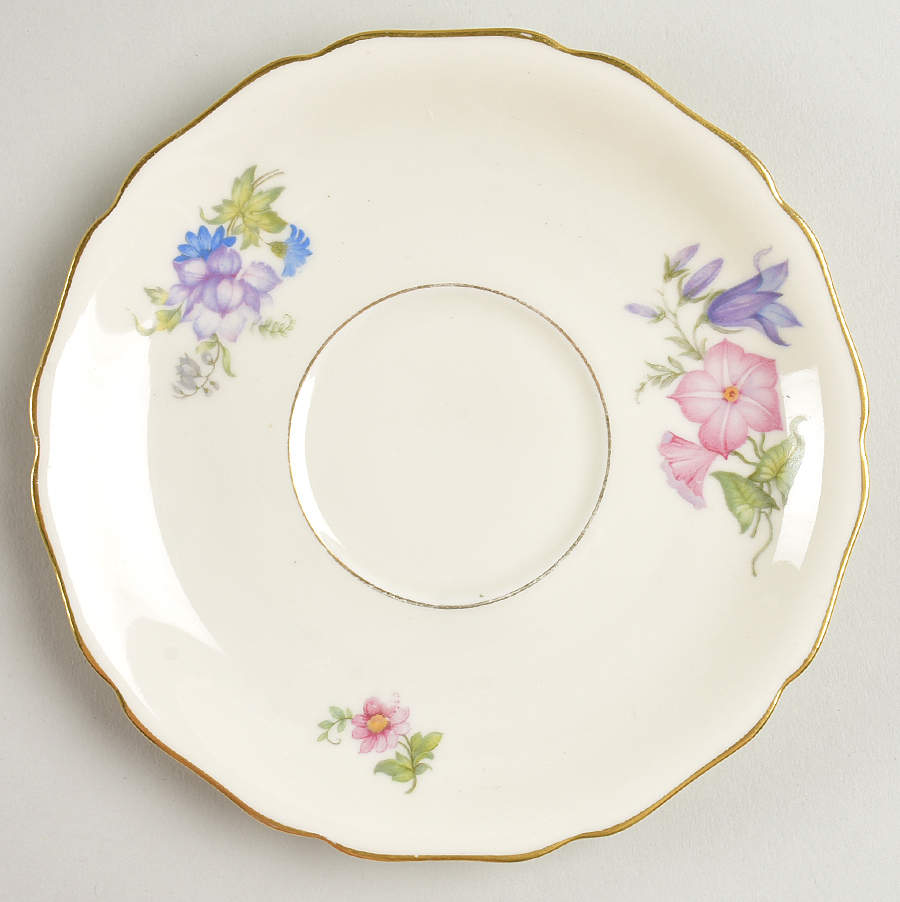 Bridal Bouquet Saucer for Footed Cup by Royal York (Germany)-1