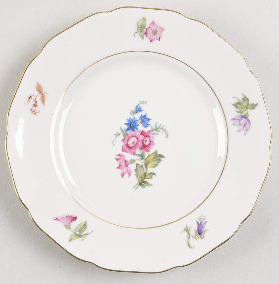 Bridal Bouquet Bread & Butter Plate by Royal York (Germany)-1