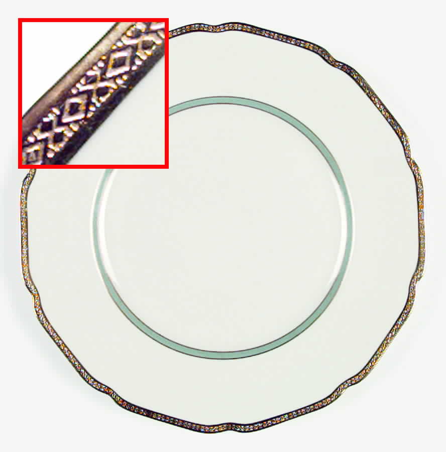 Celeste Lucretia Luncheon Plate by Royal York (Germany)-1