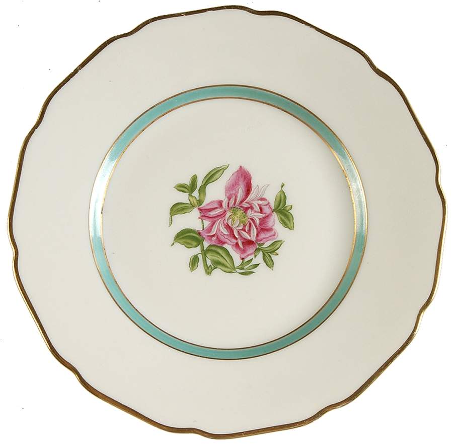 Dahlia Bread & Butter Plate by Royal York (Germany)-1