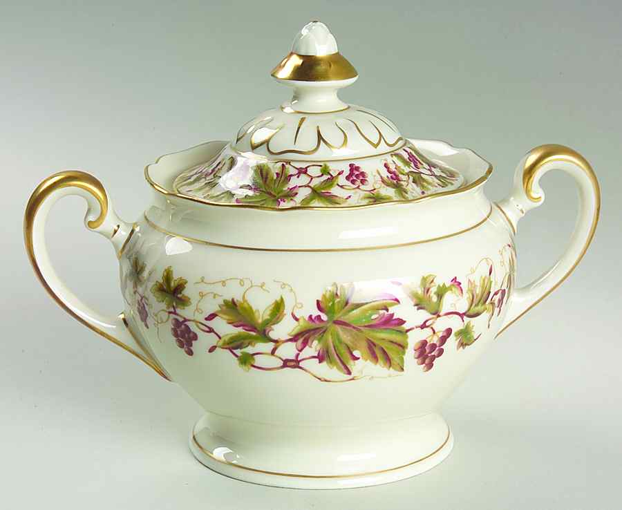 Falstaff Sugar Bowl & Lid by Royal York (Germany)-1