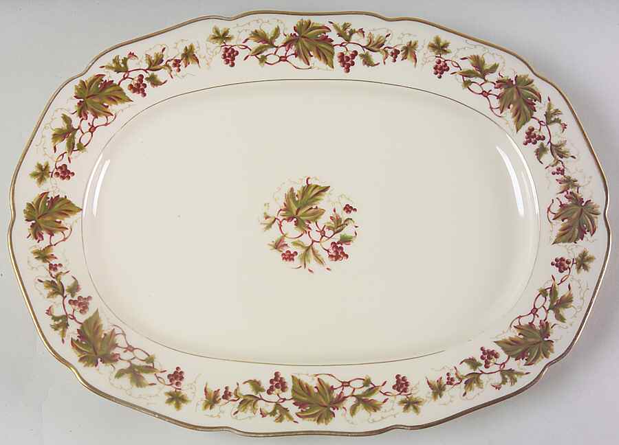 Falstaff 14" Oval Serving Platter by Royal York (Germany)-1