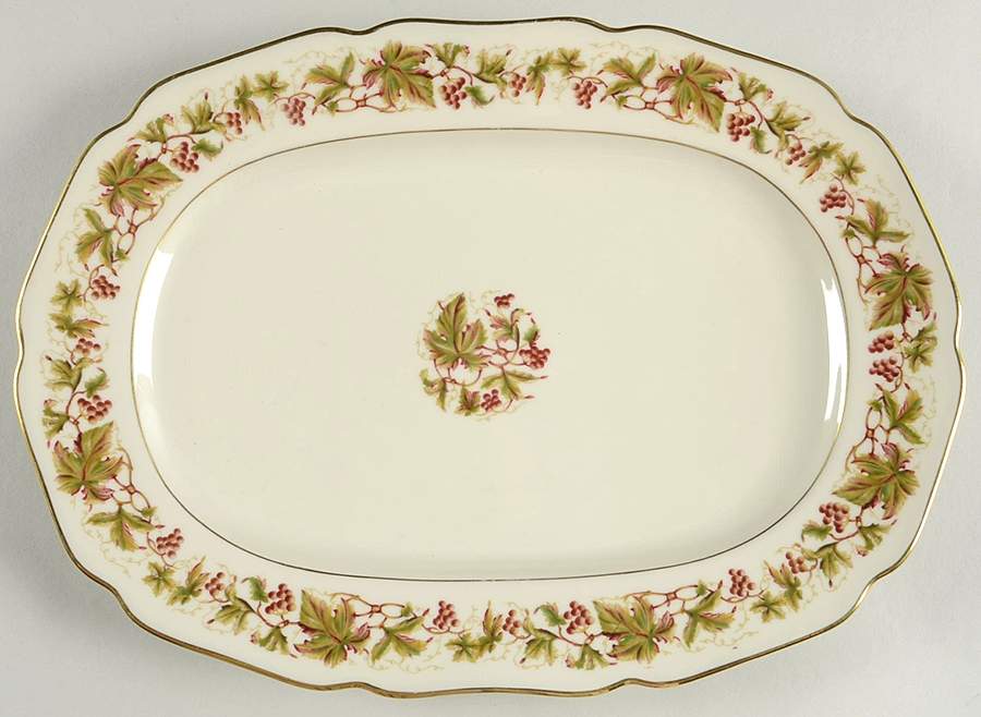 Falstaff 12" Oval Serving Platter by Royal York (Germany)-1