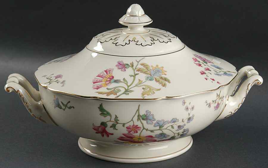 Figaro Round Covered Vegetable by Royal York (Germany)-1