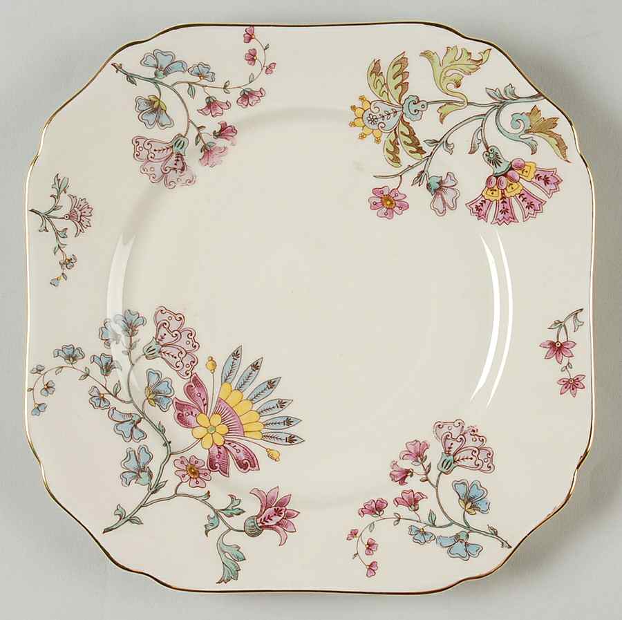 Figaro Square Salad Plate by Royal York (Germany)-1