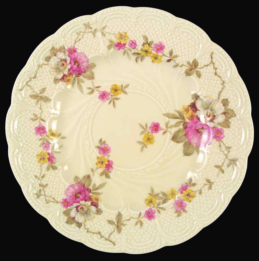 Flora Apple Blossom Luncheon Plate by Royal York (Germany)-1