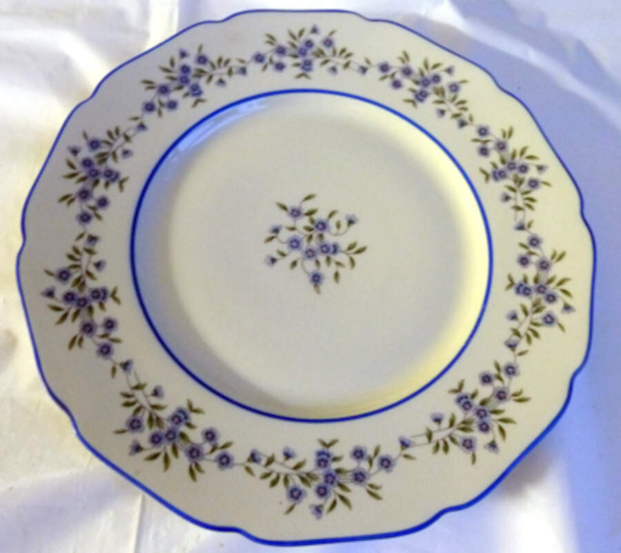 Forget Me Not Dinner Plate by Royal York (Germany)-1