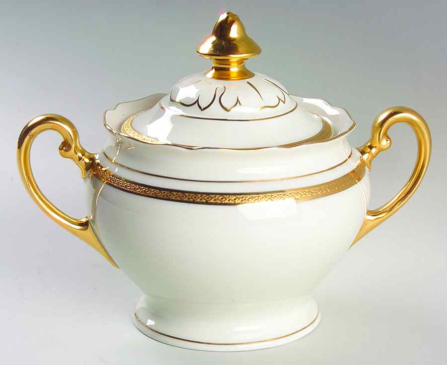 Lucretia Sugar Bowl & Lid by Royal York (Germany)-1